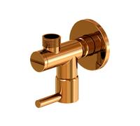 Steinberg Série 100 Vanne d'angle, G1/2, avec raccord 3/8 pour tuyau flexible, 1001640RG, Couleur: Or rose