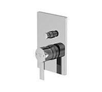 Steinberg Serie 120 12021033 120 x 180 mm, pour mitigeur bain, avec inverseur, chromé