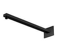 Steinberg Série 120 Bras de douche, support mural renforcé, montage mural, 1207910S, Couleur: noir mat