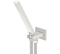 Steinberg Série 135 Garniture de douche à main, douchette à main, coude de raccordement de douche intégré, 1351670BN, Couleur: Nickel brossé