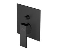 Steinberg Série 160 robinet de douche/bain, set de finition, deux consommateurs, 16021033S, Couleur: noir mat