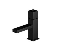 Steinberg Série 160, robinetterie de lavabo, eau froide, sans garniture découlement, saillie 100 mm, 1602500S, Couleur: noir mat