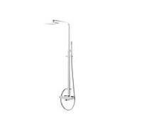 Steinberg Série 160 Système de douche, set complet, Easy-Clean, longueur du bras de douche 910-1380mm, 1602721, Couleur: chrome