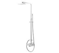 Steinberg Série 160 set de douche 1602762 avec raccord apparent, douchette pluie/main, chromé