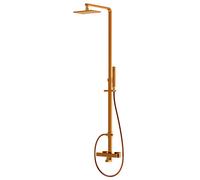 Steinberg Série 160 Système de douche, set complet, Easy-Clean, longueur du bras de douche 910-1380mm, 1602721RG, Couleur: Or rose