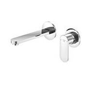Steinberg Série 170, batterie de lavabo, set de montage final, encastré, saillie 165 mm, 17018043 - 17018043