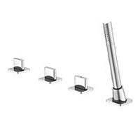 Steinberg Série 230 robinetterie de baignoire, 4 trous, application avec garniture de vidage/débordement, 2302480