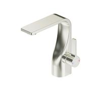 Steinberg Série 230 Mitigeur monocommandé pour lavabo, avec cartouche céramique, tubes flexibles, avec vidage, saillie 112mm, 23010002BN, Couleur: Nickel brossé