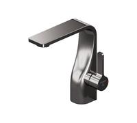 Steinberg Série 230 Mitigeur monocommandé pour lavabo, avec cartouche céramique, tubes flexibles, avec vidage, saillie 112mm, 23010002BGM, Couleur: Brushed Gun Metal