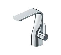 Steinberg Série 230 Mitigeur monocommandé pour lavabo, avec cartouche céramique, tubes flexibles, sans vidage, saillie 112mm, 23010102, Couleur: chrome
