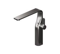 Steinberg Série 230 Mitigeur monocommandé pour lavabo, avec cartouche céramique, tubes flexibles, sans vidage, saillie 200mm, 23017202BGM, Couleur: Brushed Gun Metal