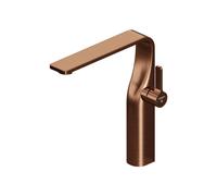 Steinberg Série 230 Mitigeur monocommandé pour lavabo, avec cartouche céramique, tubes flexibles, sans vidage, saillie 200mm, 23017202BC, Couleur: cuivre brossé