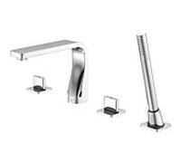 Steinberg Armaturen Robinetterie sur gorge de baignoire 2302400 4 trous chromé saillie 200 mm