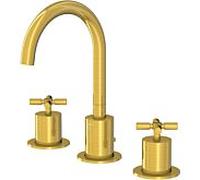 Steinberg SÃ©rie 250 robinetterie de lavabo, pivotant, 3 trous, avec garniture dÃ©coulement, saillie 150mm, 2502000, Coloris: Or brossÃÂ© - 2502000BG