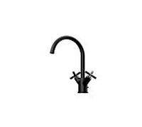 Steinberg Mitigeur de lavabo Série 250 2501500S pivotant 2 poignées avec vidage Noir mat 155 mm