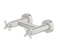 Steinberg Série 250 robinet de douche, montage en surface, 1 consommateur, double poignée, 2501200BN, Couleur: Nickel brossé