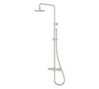 Steinberg Série 250 Système de douche, avec robinetterie thermostatique, Easy Clean, 2502721BN, Couleur: Nickel brossé