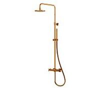 Steinberg Série 250 Système de douche, avec robinetterie thermostatique, Easy Clean, 2502721RG, Couleur: Or rose