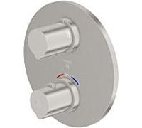 Steinberg Serie 260 10041333BN pour thermostat encastré, nickel brossé