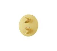 Steinberg Serie 260 kit de finition 10041333BG pour thermostat encastré, or brossé