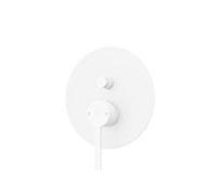 Steinberg Série 260 Mélangeur bain/douche, Set de finition, encastré, 2 consommateurs, rond, 26021033, Coloris: Blanc - 26021033W