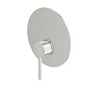 Steinberg Serie 260 set de montage final 26022433BN avec plaque de recouvrement d= 185mm, pour robinetterie bain/douche, nickel brossé