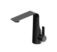 Steinberg Série 290 Mitigeur de lavabo, avec cartouche céramique, avec garniture de vidage, saillie 150mm, 2901000S, Couleur: Noir mat