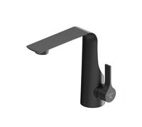 Steinberg Série 290 Mitigeur de lavabo, avec cartouche céramique, sans garniture de vidage, saillie 150mm, 2901010S, Couleur: Noir mat