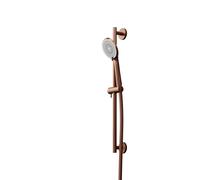 Steinberg Série 340 Garniture de douche, incl. douchette à main, réglable en 3 positions, flexible de douche, barre de douche 600mm, 3401601BC, Couleur: cuivre brossé