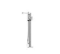 Steinberg SÃ©rie 340 robinetterie de baignoire, libre, pour corps dencastrement, saillie 220mm, hauteur 927mm, 3401162, Coloris: chrome - 3401162