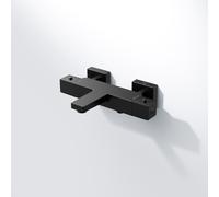 Steinberg Série 342 Thermostat apparent, pour baignoires, saillie 176mm, 3423100S, Couleur: noir mat