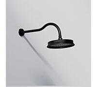 Steinberg Série 350 ensemble de douche de tête 3501680S montage mural, Easy Clean, noir mat