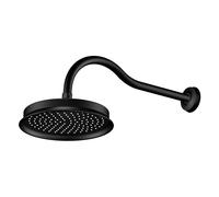 Steinberg Ensemble de douche de tête Série 350 3501680S rond bras de douche mural Easy Clean noir