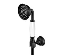 Steinberg Série 350 Garniture de douche à main, support mural, flexibles de douche 1500mm, 3501626S, Couleur: noir