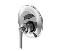 Steinberg Série 350 robinetterie de douche pour baignoire, set de montage final, 2 consommateurs, avec inverseur, 35021033, Couleur: chrome