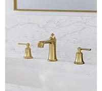 Steinberg Série 350 robinetterie de lavabo, 3 trous, avec garniture découlement, saillie 130mm, 0, 3502000BG, Couleur: Or brossÃ©