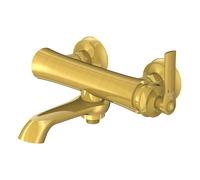 Steinberg Série 350 robinetterie de baignoire, montage apparent, saillie 205mm, 2 consommateurs, 3501100BG, Couleur: Or brossÃ©