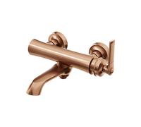 Steinberg Série 350 robinetterie de baignoire, montage apparent, saillie 205mm, 2 consommateurs, 3501100BC, Couleur: cuivre brossé