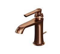 Steinberg Série 350 robinetterie de lavabo, avec garniture découlement, saillie 130mm, 3501000BC, Couleur: cuivre brossé