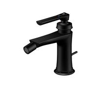 Steinberg Série 350 robinetteries de bidet, avec vidage, portée 130mm, 3501300S, Couleur: noir