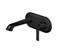 Steinberg Série 350 Robinetteries de lavabo, kit de finition, portée 180mm, 35018543S, Couleur: noir