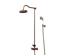 Steinberg Série 350 Système de douche, set complet avec thermostat, 3502721BC, Couleur: cuivre brossé