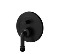Steinberg Série 355 Metamorphosis robinetterie encastrée Set de finition pour bain/douche - mitigeur monocommande avec inverseur, 35521033S, Couleur: Noir mat