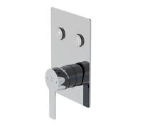 Steinberg Série 390 Mitigeur de douche/bain, mitigeur monocommande, 2 consommateurs, 39022213, Coloris: chrome - 39022213