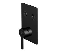 Steinberg Série 390 Mitigeur de douche/bain, mitigeur monocommande, 2 consommateurs, 39022213, Coloris: Noir Mat - 39022213S