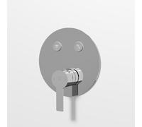 Steinberg Serie 390 Sensual Rain set prêt à monter 39023213 mitigeur bain/douche à encastrer, plaque de recouvrement ronde, pour 2 Verbraucher , chromé