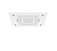 Steinberg Sensual Rain Panneau de pluie, éclairage LED, set complet, encastrement au plafond, 3 jets, Easy-Clean, 600x800mm, 3906832, Couleur: Acier inoxydable poli