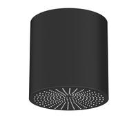 Steinberg Série 390 Relax Rain Panneau de pluie, encastré au plafond, tubulaire, 245mm, EasyClean, noir mat, 3905202S