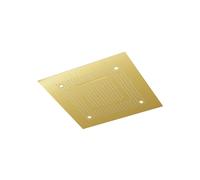 Steinberg Série 390 Sensual Rain Panneau de pluie, éclairage LED, set complet, 3 jets, Easy-Clean, 600x600mm, 3906620BG, Couleur: Or brossÃ©