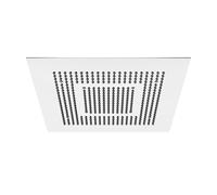 Steinberg Série 390 Sensual Rain Panneau de pluie, set complet, montage au plafond, 2 jets, Easy-Clean, 600x600mm, 3906612, Couleur: Acier inoxydable poli